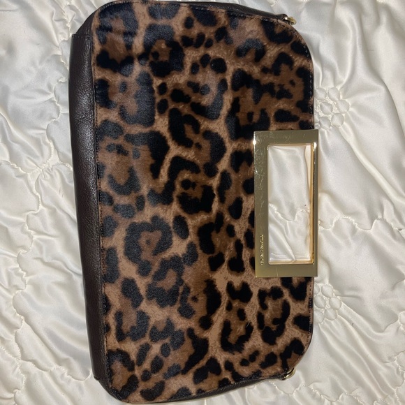Michael Kors leopard print clutch